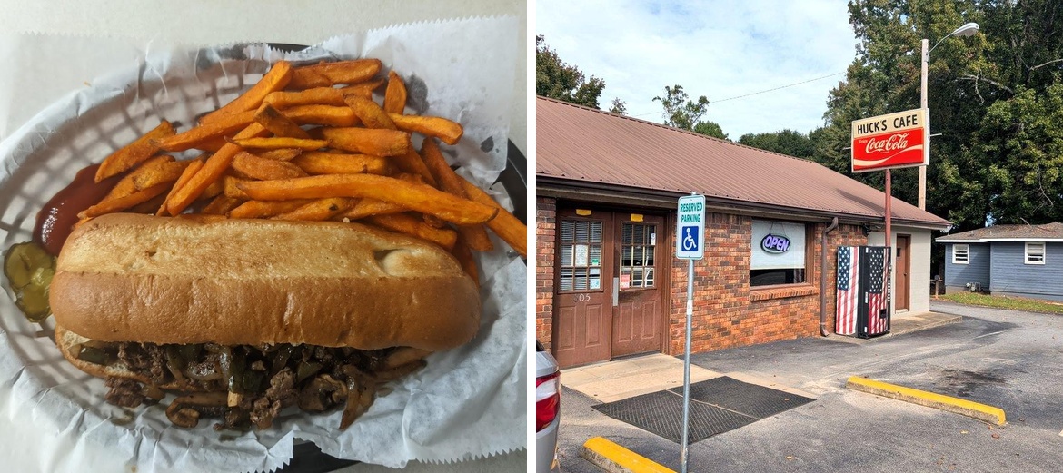 Huck's Cafe Menu