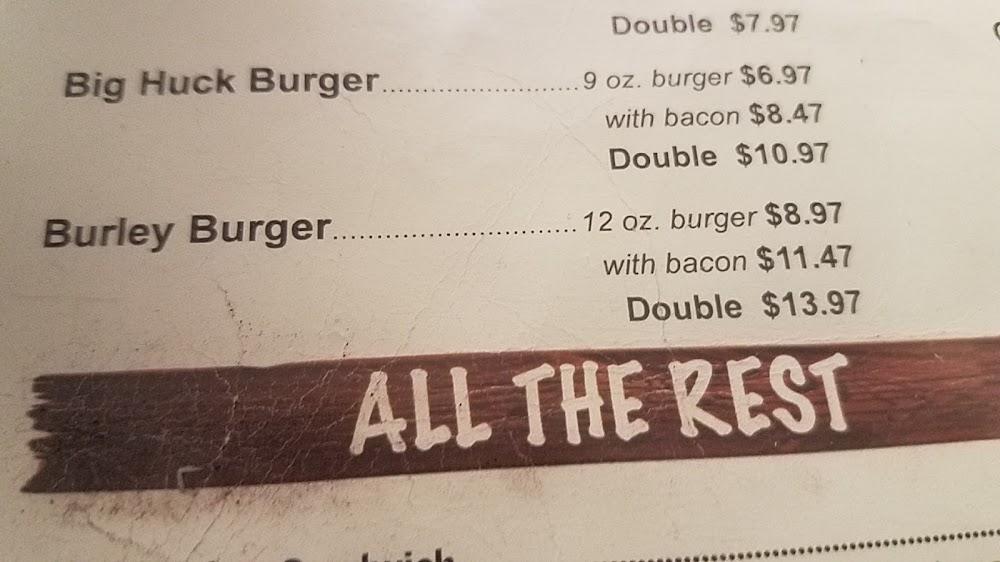 Huck's Cafe Menu image 3